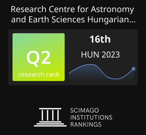 Research Centre for Astronomy and Earth Sciences Hungarian Academy of Sciences
