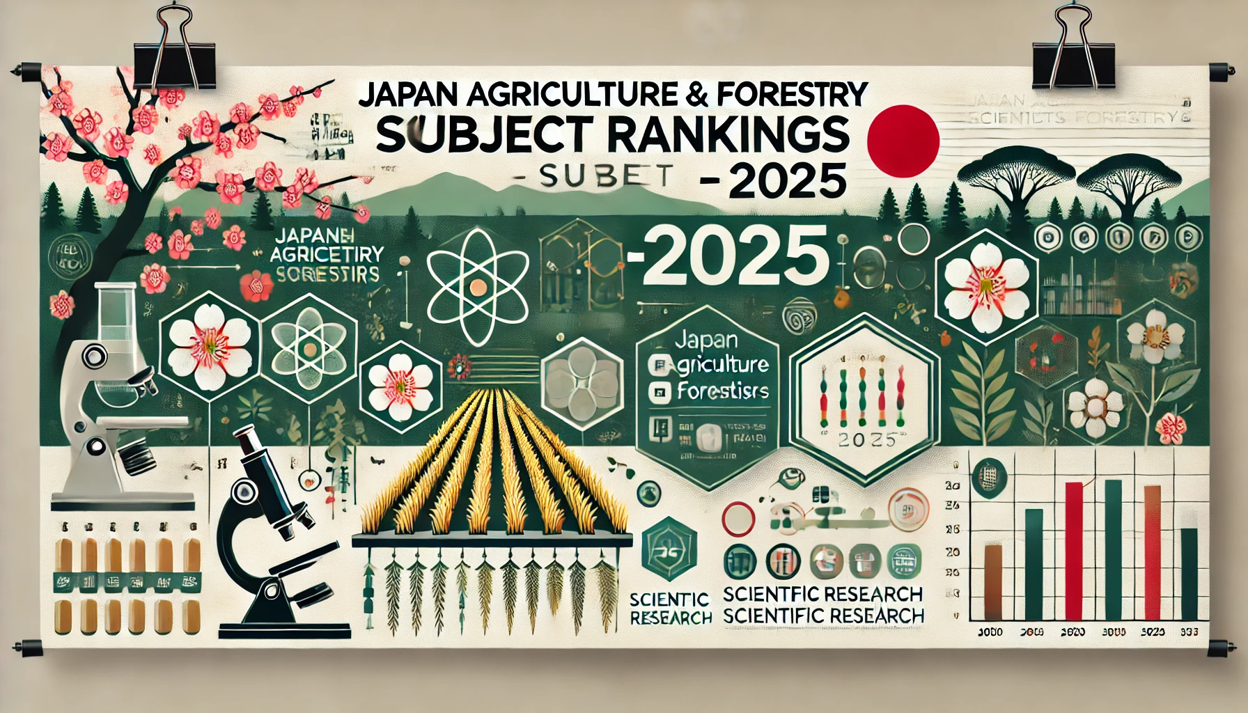 日本の農業・農学・林業分野の最高の大学と最も影響力のある科学者ランキング