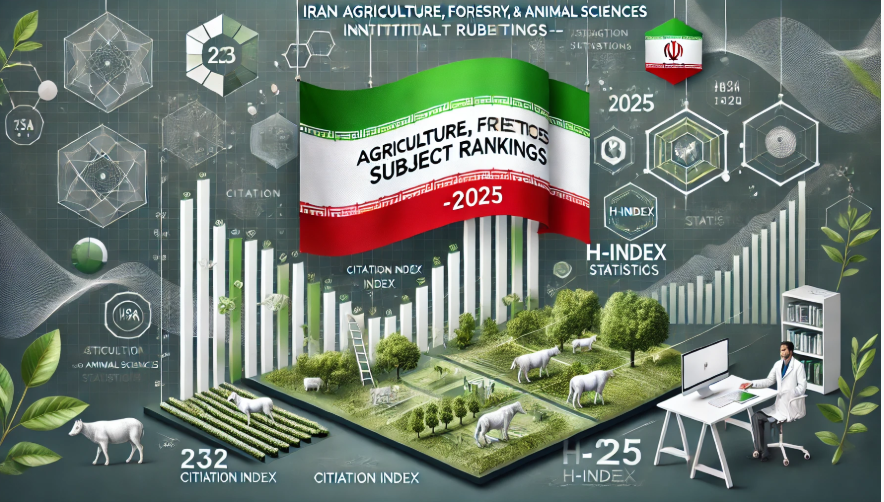 جایگاه ایران در علوم کشاورزی، جنگلداری و منابع طبیعی بر اساس شاخص AD Scientific Index