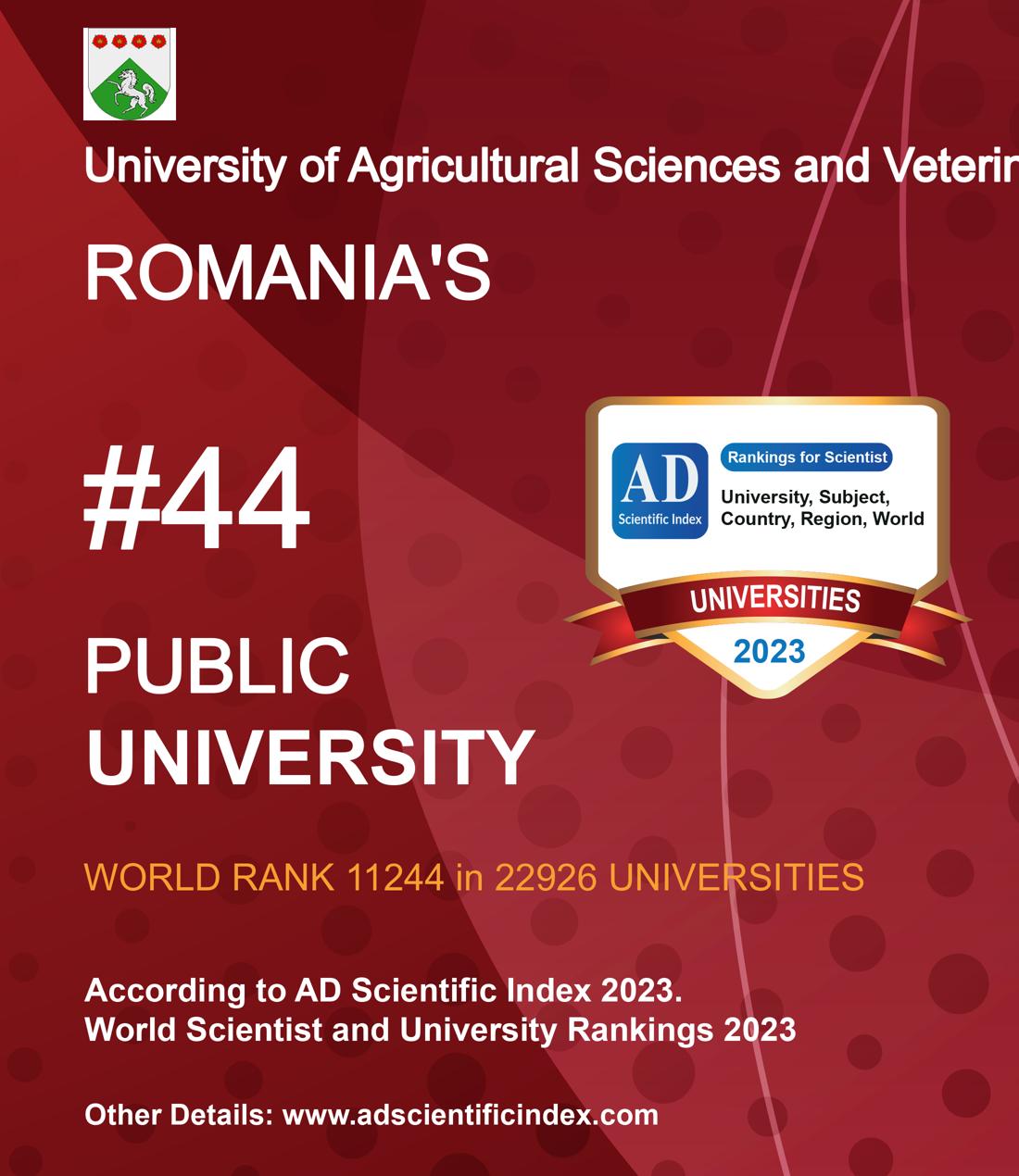 University of Agricultural Sciences and Veterinary Medicine Ion Ionescu de la Brad