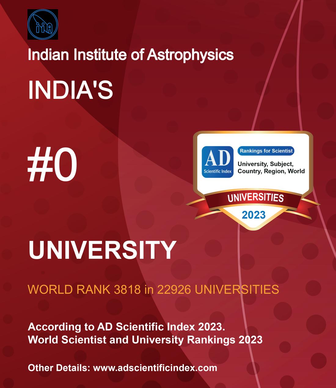 Indian Institute of Astrophysics