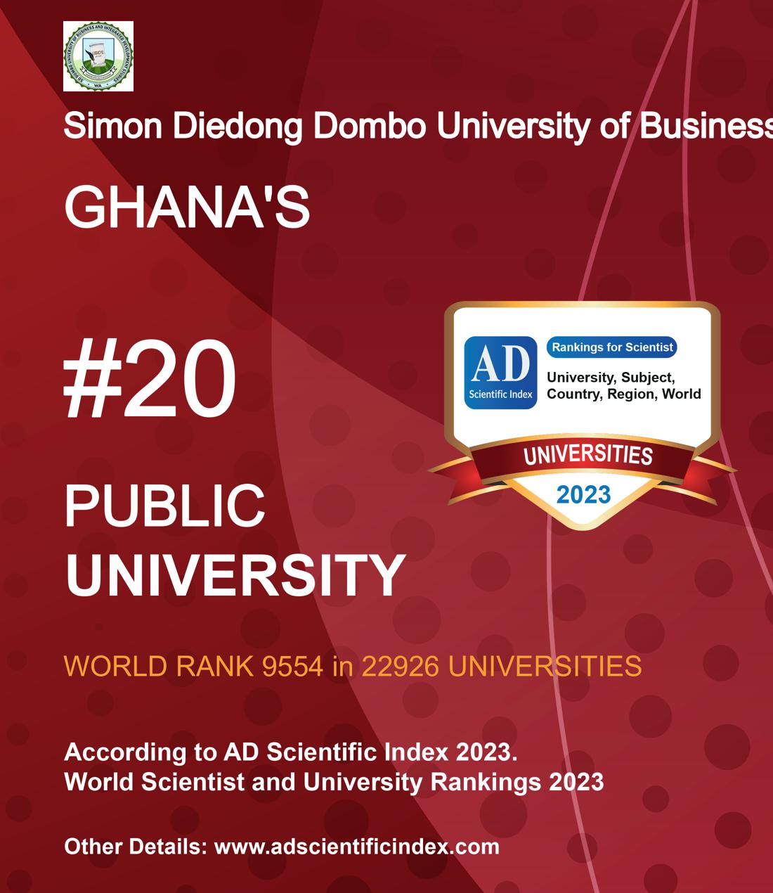 Simon Diedong Dombo University of Business and Integrated Development Studies
