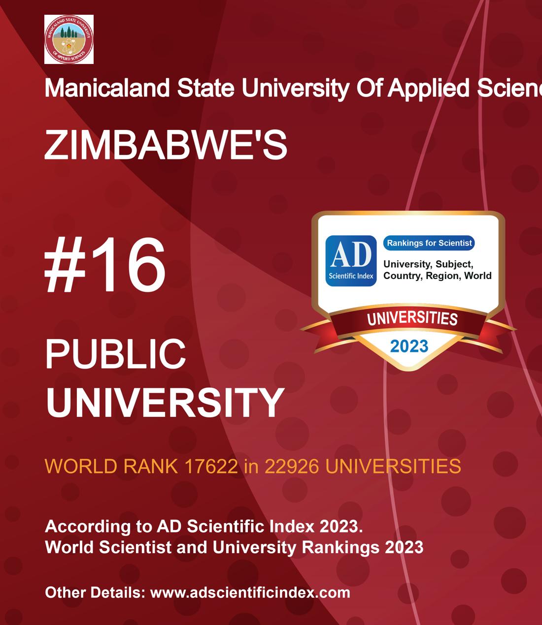 Manicaland State University Of Applied Sciences